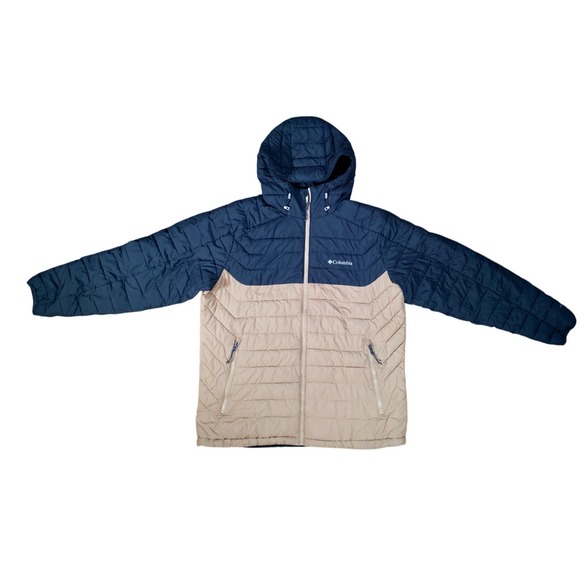 Columbia Mens White Out Omni Heat Insulated Hooded Full Zip